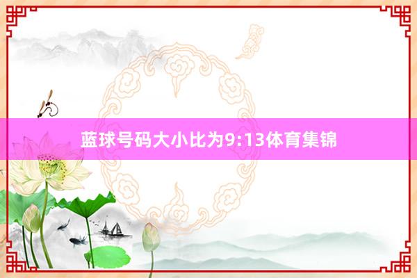 蓝球号码大小比为9:13体育集锦