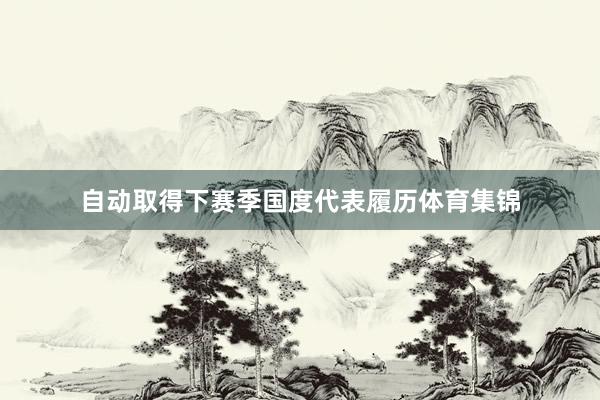 自动取得下赛季国度代表履历体育集锦