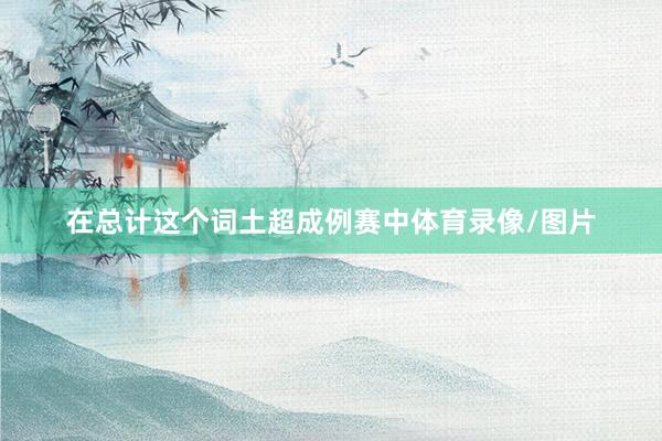在总计这个词土超成例赛中体育录像/图片