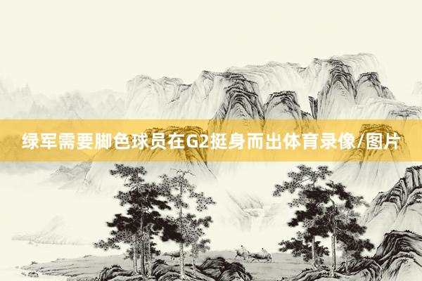 绿军需要脚色球员在G2挺身而出体育录像/图片