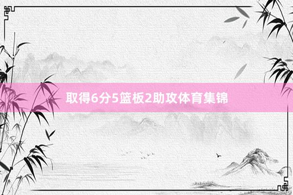 取得6分5篮板2助攻体育集锦