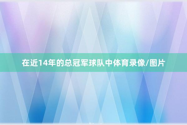 在近14年的总冠军球队中体育录像/图片