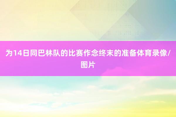 为14日同巴林队的比赛作念终末的准备体育录像/图片