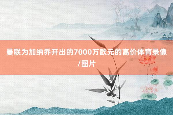 曼联为加纳乔开出的7000万欧元的高价体育录像/图片