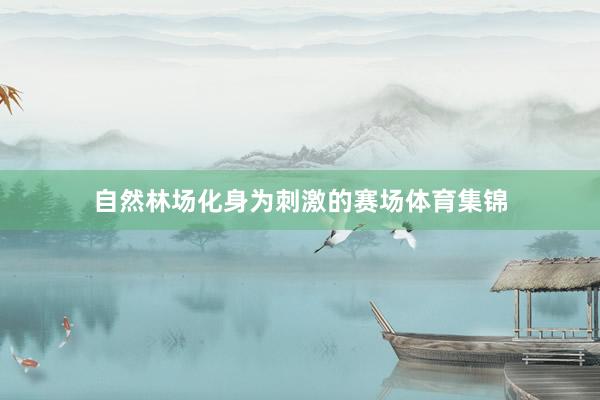 自然林场化身为刺激的赛场体育集锦