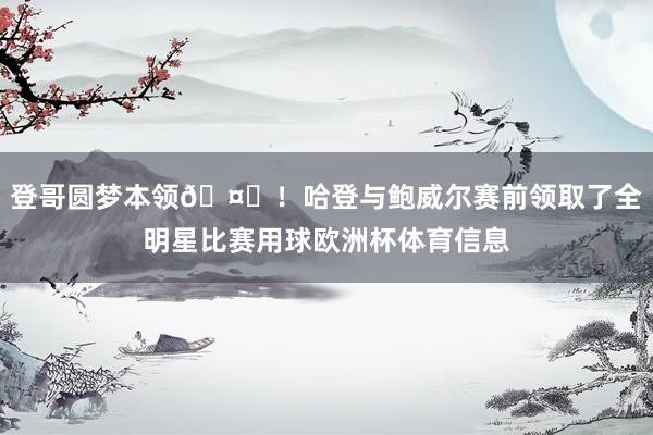 登哥圆梦本领🤗！哈登与鲍威尔赛前领取了全明星比赛用球欧洲杯体育信息