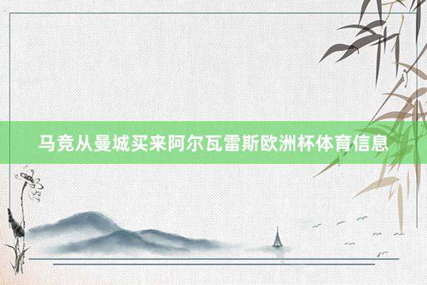 马竞从曼城买来阿尔瓦雷斯欧洲杯体育信息